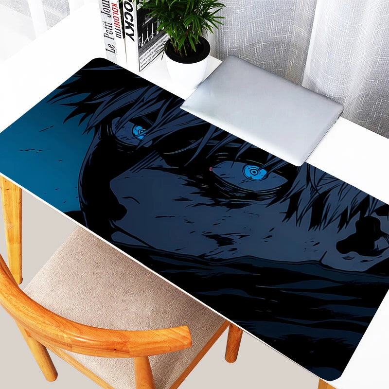 Mouse Pad Laptop Purple Japan Anime Gojo Mousepad XXL Non Slip Keyboard Rug PC J-jujutsu K-kaisen Extended Desk Mat For Boy Gift