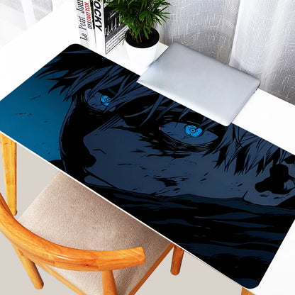 Mouse Pad Laptop Purple Japan Anime Gojo Mousepad XXL Non Slip Keyboard Rug PC J-jujutsu K-kaisen Extended Desk Mat For Boy Gift