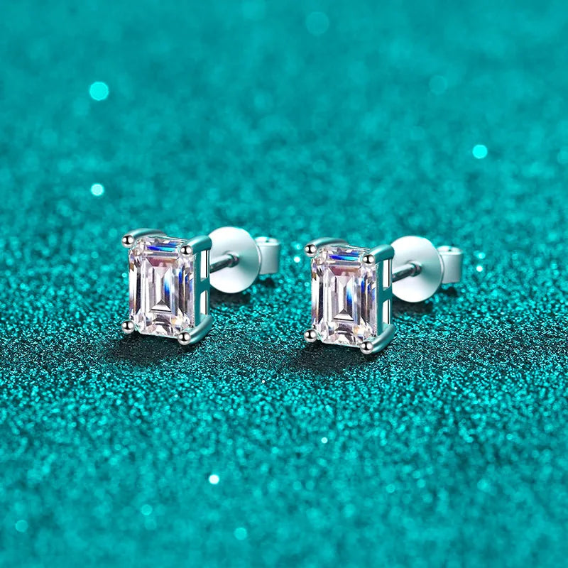 Luxury 0.5-3 Carats Marquise Heart Pear Moissanite Women Diamond Earring Stud 925 Sterling Silver Earrings for Women Jewelry New