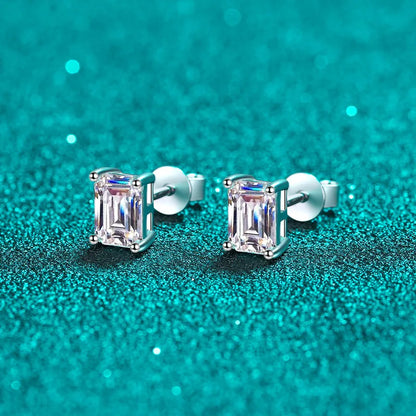 Luxury 0.5-3 Carats Marquise Heart Pear Moissanite Women Diamond Earring Stud 925 Sterling Silver Earrings for Women Jewelry New