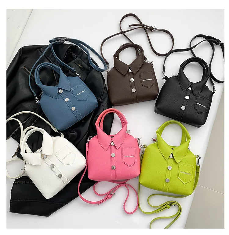 PU Square Compact Shoulder and Crossbody Bags Zipper Unique Design High Quality Hand Bags for Women 2026 Designer Style Bolso
