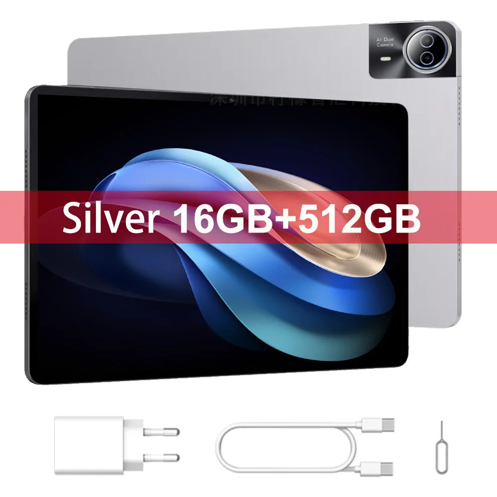 Mpad 15 Ultra Large Screen Android 15 Tablet PC 14 Inch 16+512GB 5G WiFi GPS Phone Call Capability Google Play Compatible Laptop