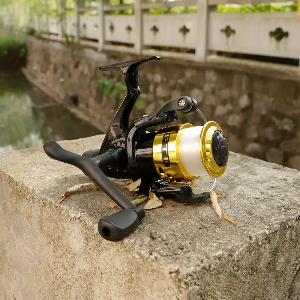 FTK FK3000 Spinning Reel Bite Alarm 10KG Drag 12BB 5.2:1 Rear Drag Fishing Wheel