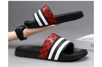 Plus Size Men Indoor Home Slippers Male Soft Comfortable Bath Slipper Men's EVA Flat Thick Platform Outdoor Beach Sandals Summer