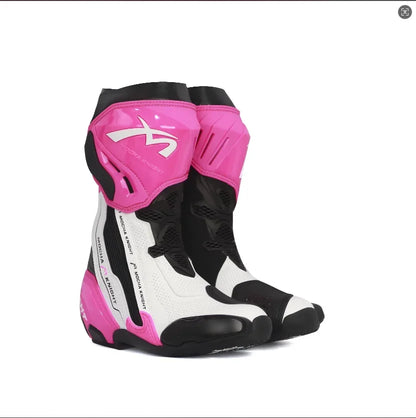 Mocha SH099 Motorcycle Track Riding Boots CE Certification Professional Racing Botas Waterproof Boots Double Botas Motocross