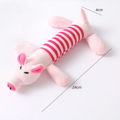 Interactive Cotton Rope Donkey Toy Grey/Brown Plush Sound Pet Training Game for Kittens And Dogs Creative Bite And Play Activity