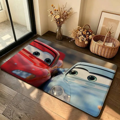 Anime-L-lightning-M-mcqueenS Cool Carpet Bathroom Anti-slip Mat Door Mat Home Decoration Mat Entrance Door Mat Scratch-resistant