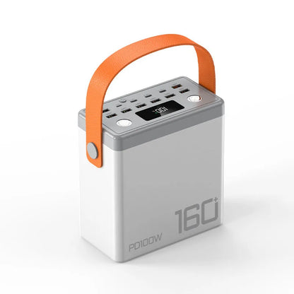 PD100W 160000mAh Power Bank Station Fast Charger Portable Emergency Charging External Battery for iPhone 15 Xiaomi Tablet laptop