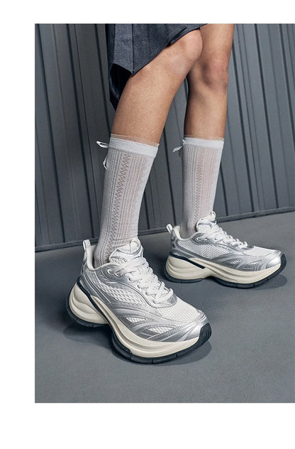 Xtep Basque 3.0 Trendy Cushioning Stable Soft Flexible Rubber Thick Sole Daily Sports Female Shoes 874218320006