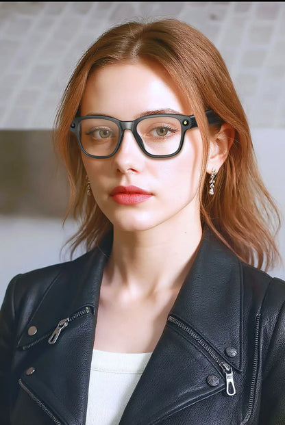 Smart Glasses With 8M HD camera 1200P anti-shake HD video AI intelligent voice assistant Real-time translation Object recognion