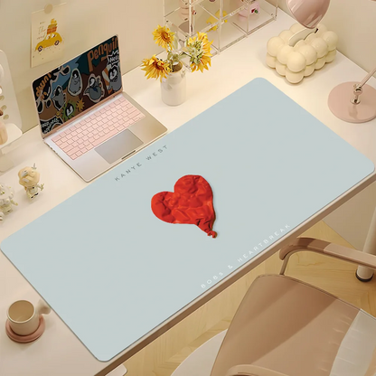 Singer K-Kanye W-West Graduation Mouse Pad Non-slip Thickened MousePad Student Gaming Cushion Large Writing Lockedge Office