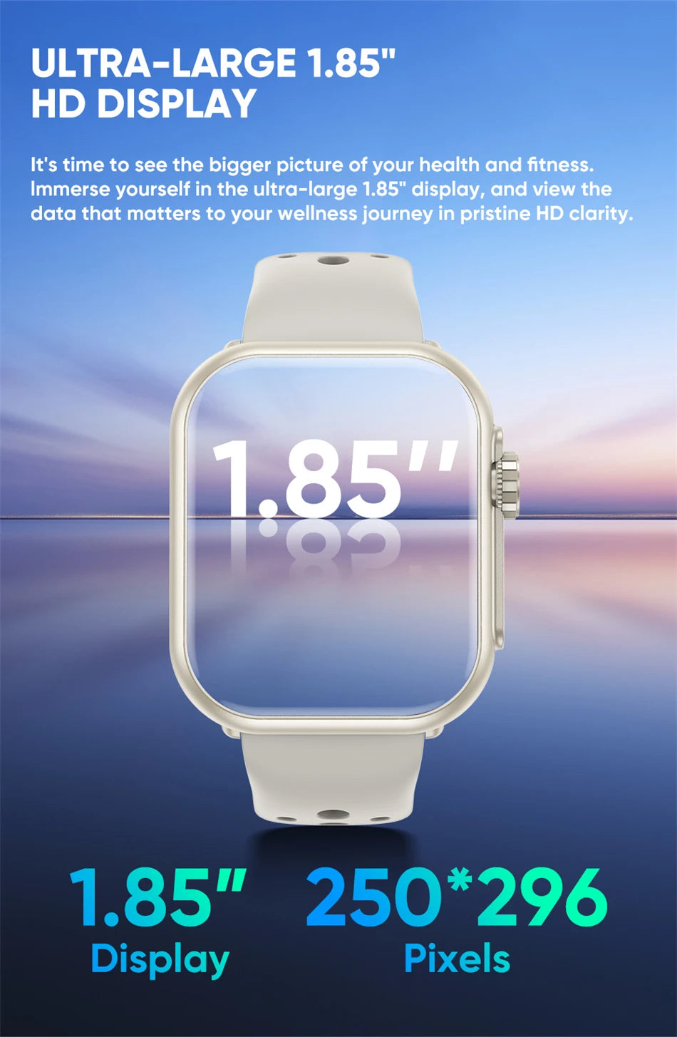 2026 New 1000 mAh Smart Watch Men Women 1.85“HD AMOLED GPS track Full Touch Screen IP68 Waterproof Bluetooth Call SmartWatch Man