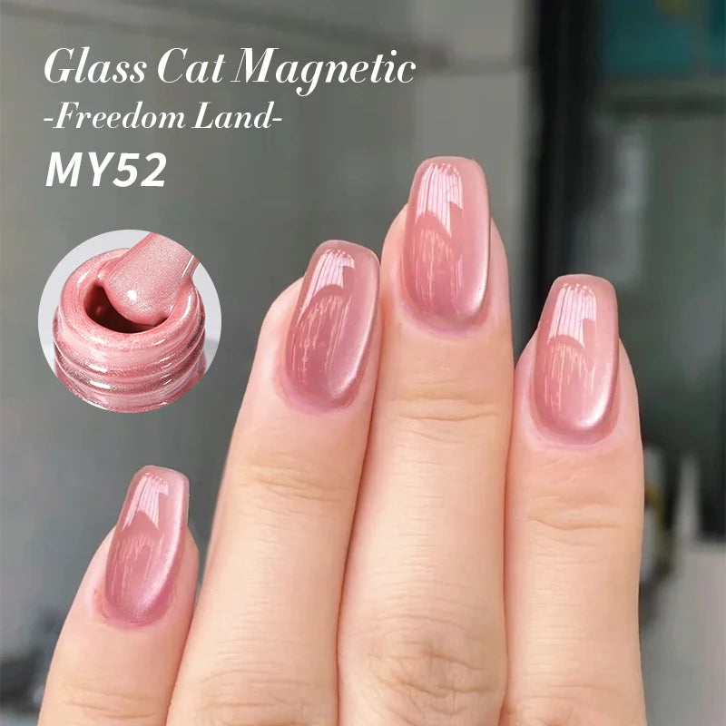 BORN PRETTY 10ml Cat Magnetic Gel Nail Polish Moonlight Glass Bead Water Light Crystal Soak Off UV Varnish For DIY Nail Art