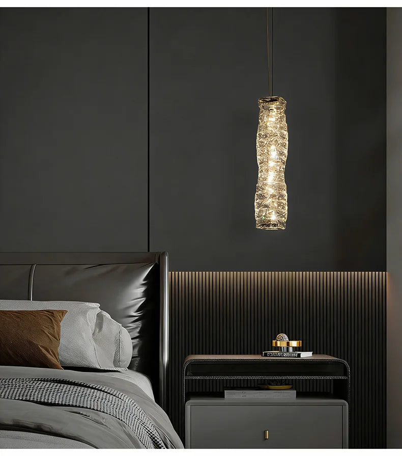 Luxury K9 Crystal Chandelier Dimmable Ceiling LED Pendant Lights Home Living Room Bedroom Indoor Atmosphere Decorative Lighting