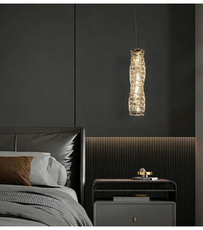 Luxury K9 Crystal Chandelier Dimmable Ceiling LED Pendant Lights Home Living Room Bedroom Indoor Atmosphere Decorative Lighting