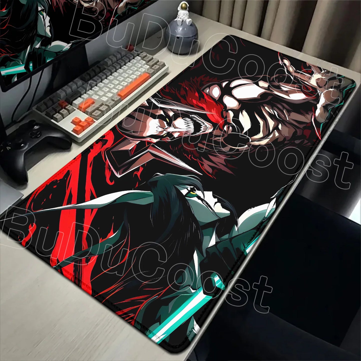 2026 New Anime HD Wallpaper Bleach Mouse Pad Laptop Gaming Keyboard Mat XXL Large 900x400mm Desk Mat Cool E-sports Mats Mousepad