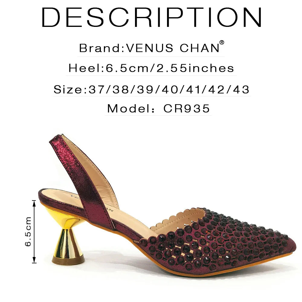 Fashion Summer 2023 Beads Decorated Muffin Bottom Sandals Wear Comfortable And Versatile Elegant Ladies Shoes And Bag Set