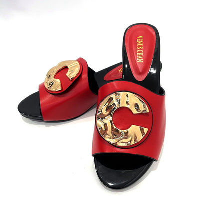 Blue Italian Women Wedding Pumps Decorated with Rhinestone Slip on Shoes for Women Nigerian Shoes Luxury Sandals Women