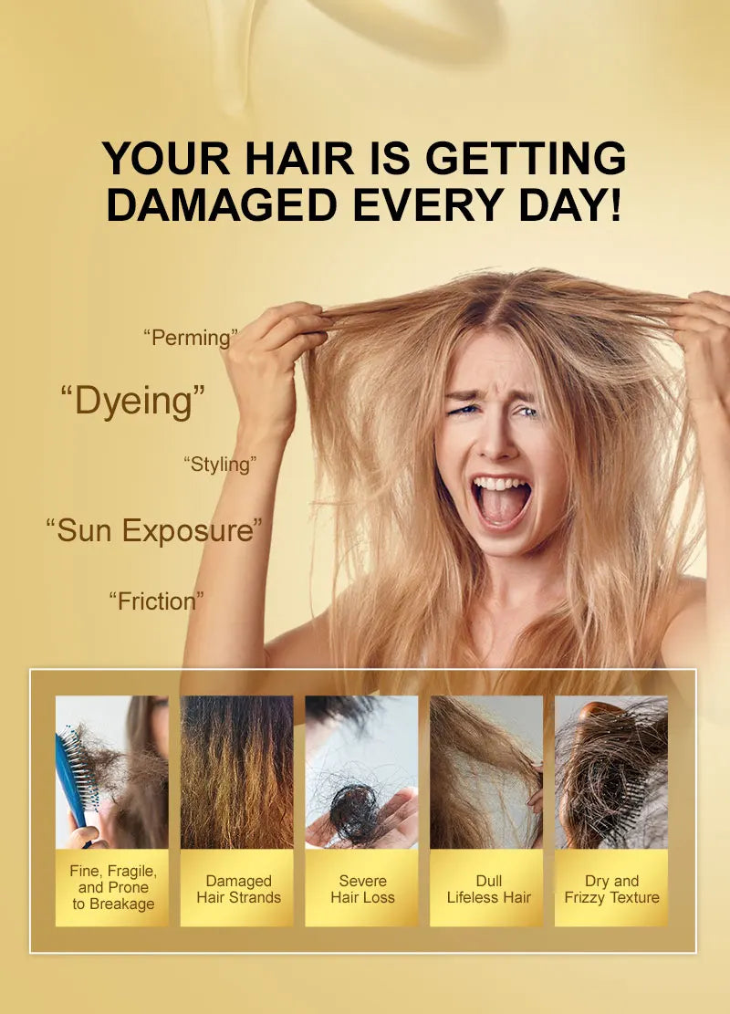 PURC Argan Oil + Coconut Oil Hair Mask Nourishing Smoothing Repair Damaged Hair Shine Soft Hair Treatment Hair Care