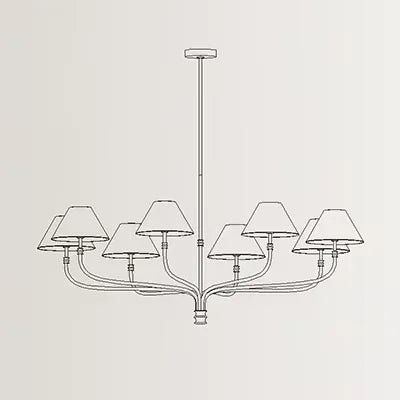 2025 Mid Century Chandelier Minimalist Wrought Iron Light Designer Black Amd Gold Lights Country Hall Bedroom Dining Room Lighti