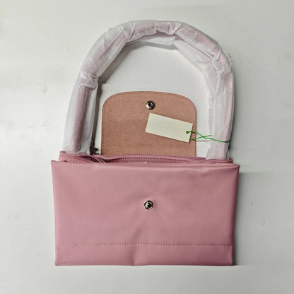 2026Foldable hobos nylon Handbag Bags Classics Lady Tote Bag embroidered Shoulder Bags short and long handles bags FOR women
