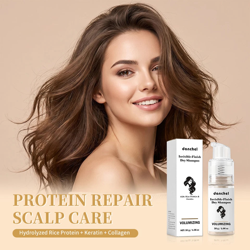 Dry Shampoo Powder Instant Oil Absorbing Refreshing Air-Feeling Grease Hair Styling Powder Travel Portable for Women Men