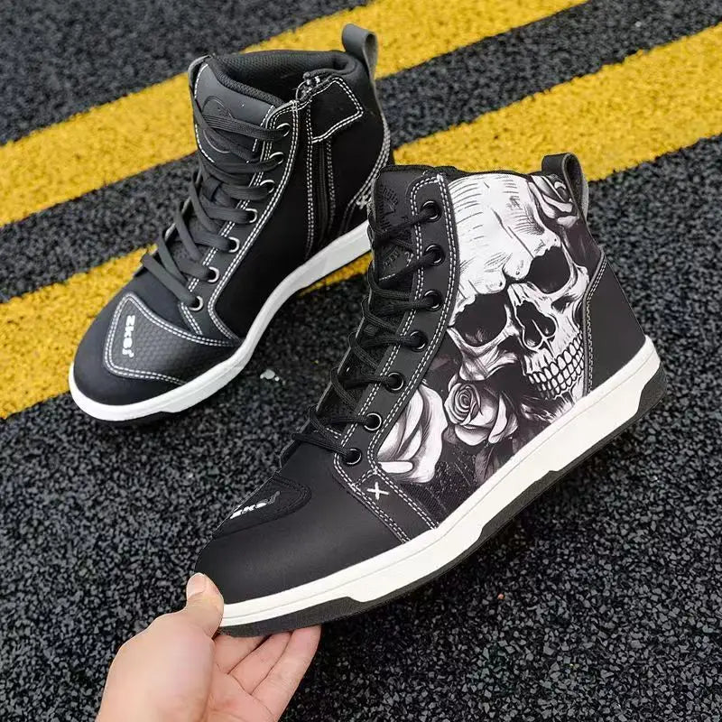 Motorcycle Boots Motos Riders Protective Boots Waterproof Non-slip Motocross Mountain Racing Shoes Casual Shoes Botas Para Moto
