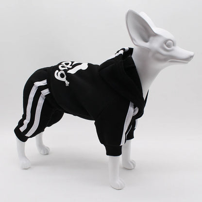 Spring Dog Jumpsuit Sports Suit for Small Dogs - Charming Pet Apparel for Chihuahua Terrier Beagle - Comfortable Clothing