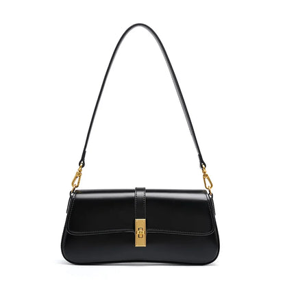 YANATARI Underarm Cowhide Genuine Leather Handbags Women Vintage Shoulder Bag Female Crossbody Bags Luxury High Quality 2025