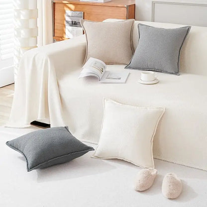 1pcs Solid color Sofa Cover Simple Anti-cat Scratch Solid Color Cushion Home Living Room Seat Dustproof Blanket
