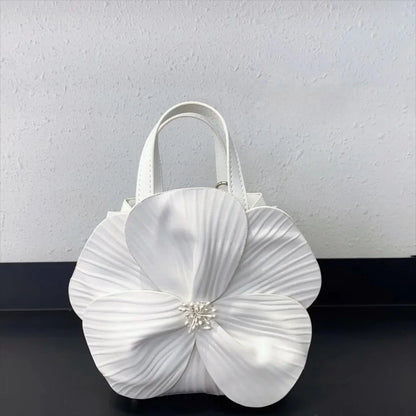 Innovative Chinese-Style Floral Bucket Bag Drawstring French Mini Tote Bag Flower Bucket Purse Women Luxury Designer Handbags