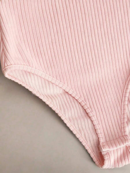 Sleeveless Knit Bodysuit Hot Summer Sexy Bodycon Off Shoulder Halter Tops Casual Street Bodice For Women ClubWear