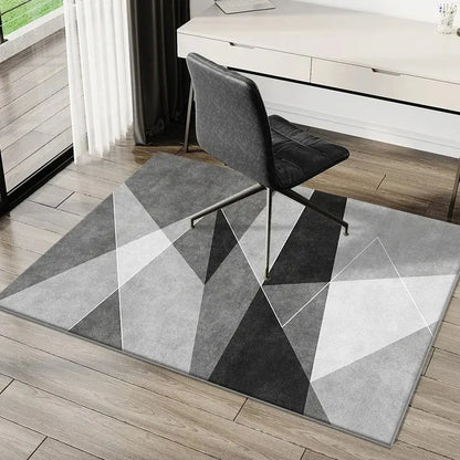 Simple E-Sports Chair Carpets Floor Mat Study Desk Computer Swivel Chair Carpet Bedroom Soiled Foot Mat Carpet Home Decoration