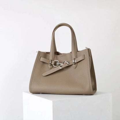 2026 Top grade Women's Genuine Leather Bag High Quality Casual Versatile Handbags Female Shoulder Bags Commute Totes Coffee