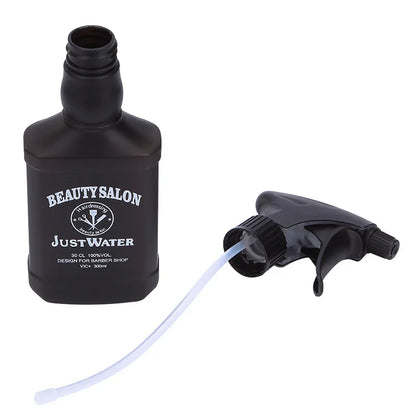 Black Hairdresser Spray Bottle Hair Moisturizing Kettle Salon Retro Oil Head Hairstyle Spray Bottles Hairdressing Tool