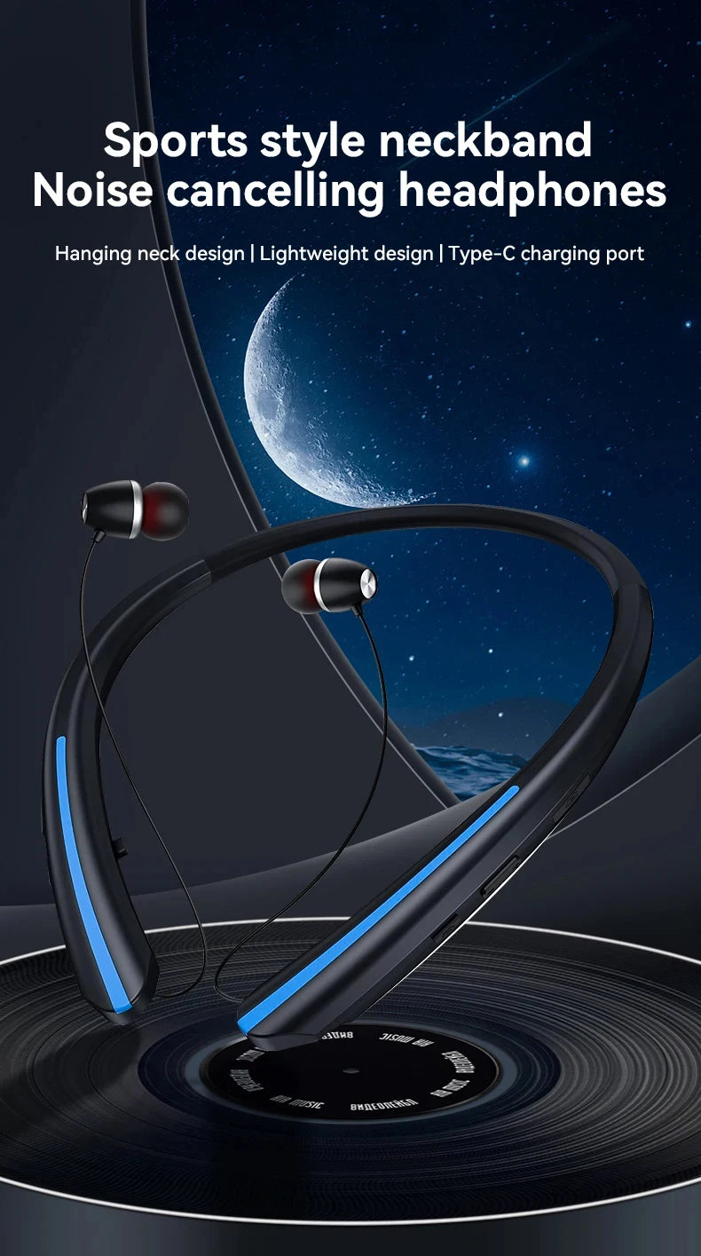 Neckband Wireless Earphone HX801 Bluetooth Earbuds Noise Cancelling Waterproof Headset In Ear Headphones for Xiaomi