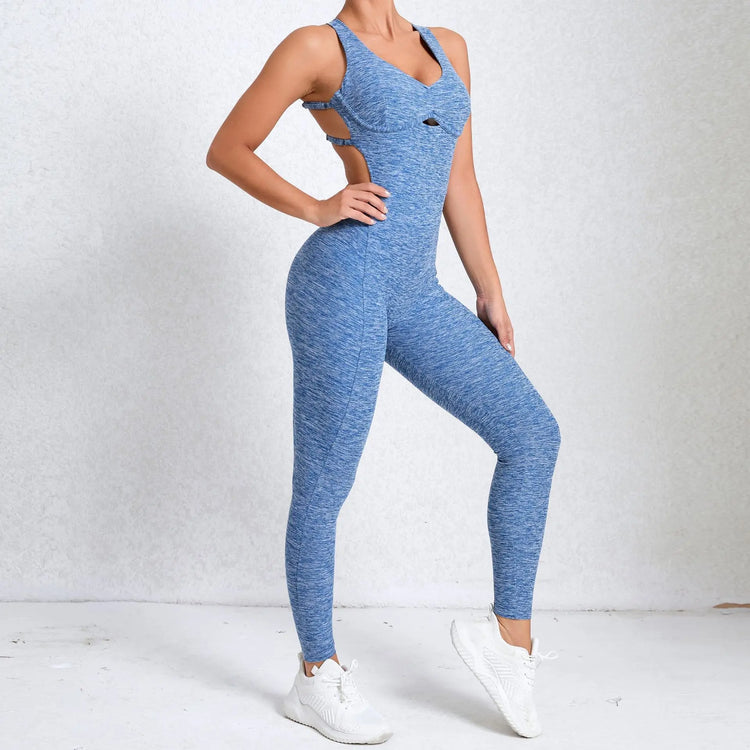 New Long Jumpsuits One Pieces Bodysuit Sexy Female Clothing Sport Fitness Overalls Sweatsuit Youthful Woman Clothes Black Body