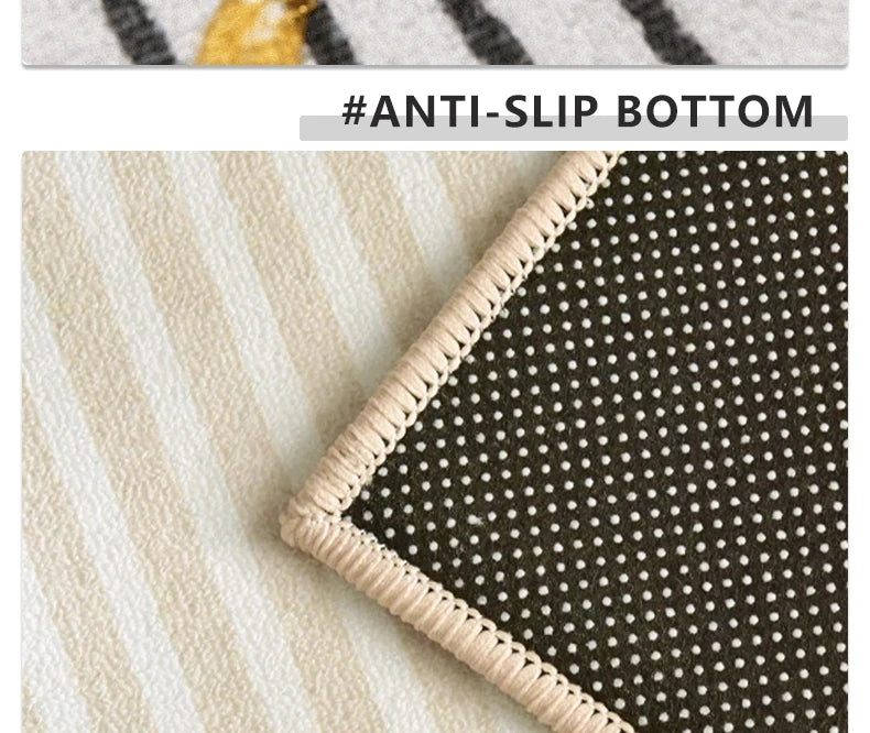 Living Room Carpet Home Decoration Luxury Modern Rug Big Size Irregular Floor Mat Anti-slip Bedroom Large Area Rugs שָׁטִיחַ 양탄자