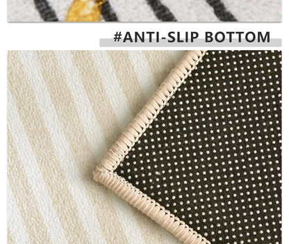 Living Room Carpet Home Decoration Luxury Modern Rug Big Size Irregular Floor Mat Anti-slip Bedroom Large Area Rugs שָׁטִיחַ 양탄자