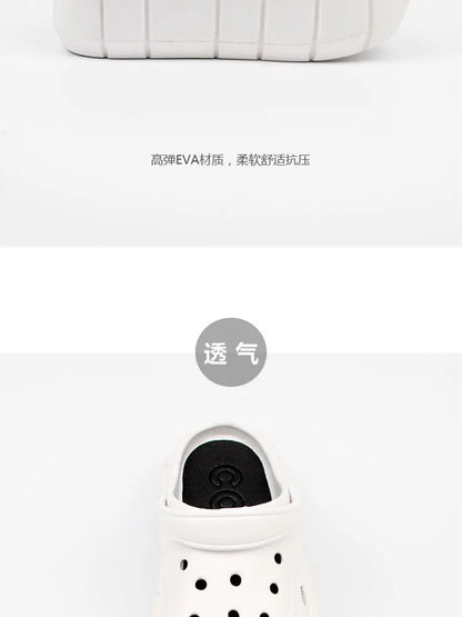 Women's Flat Shoes Non-Slip Slippers Women 7cm Height Sandals Luxury Brand Platform Heels Eva Clogs Fashion Girl Slippers