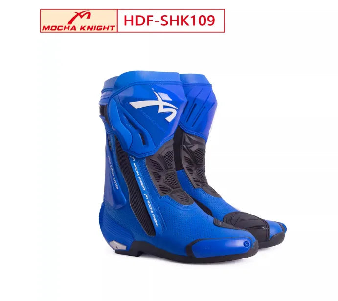 Riding Boots, Motorcycles, All Season Waterproof Riding Shoes, Off-Road Competitive Track Motorcycles, Men's and Women's Styles