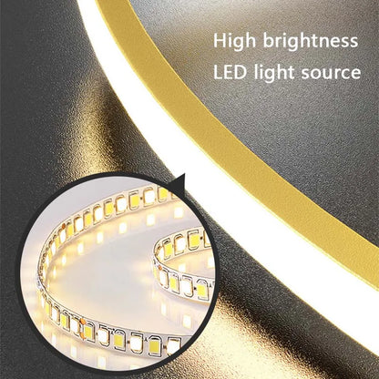 Modern led dining room chandeliers simple ring chandelier living bedroom Lights home indoor lighting decorative Pendant Lamps