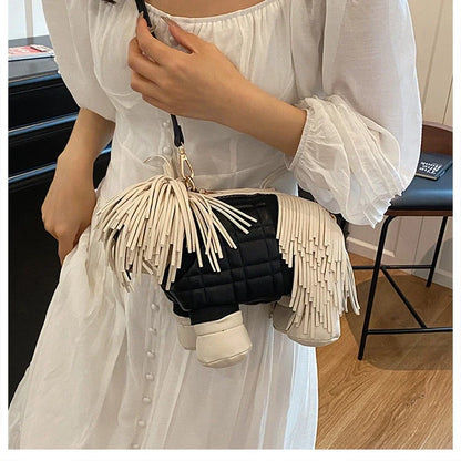 Unique Designer Purse and Handbags for Women Leather Shoulder Bag High Quality 3D Dog Shape Wedding Evening Clutch Bag Party Bag