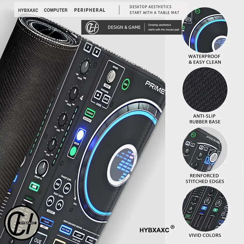 HYBXAXC gaming computer easy to operate rubber mousepad laptop radio controller workbench keyboard pad deskpad