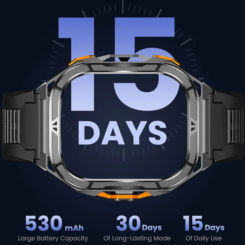 Luxury AMOLED Smartwatch Real GPS 5ATM Waterproof Smart Watch Electronic Clock Sports Wrist Digital Watches for Man Android 2026