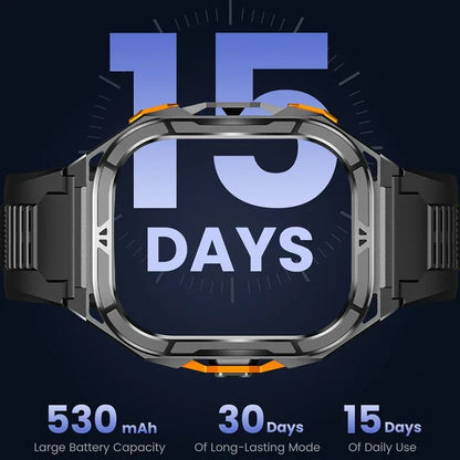 Luxury AMOLED Smartwatch Real GPS 5ATM Waterproof Smart Watch Electronic Clock Sports Wrist Digital Watches for Man Android 2026