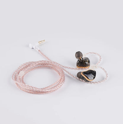 NICEHCK DB2 Wired Earbud IEM 1DD+1BA Hybrid Dual Driver HiFi Earphone With 0.78 2Pin Interface Warm Vocal Music In Ear Monitor