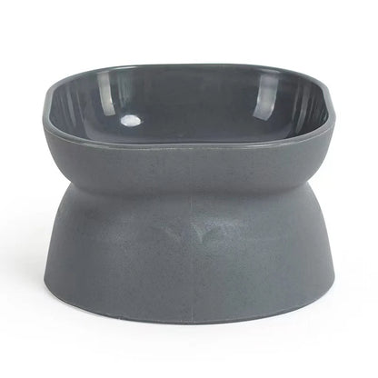 Dual-purpose Cat/Dog Food Bowl, Elevated Anti-Vomiting Cat Feeder Whisker Stress-Free Dog Plastic Cat Feeding Bowls