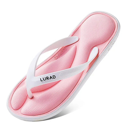 3D Memory Sponge PU Massage Men's Flip Flops Summer Antiskid Outdoor Sandal Clip Casual Beach House Rubber Soft Women Slippers