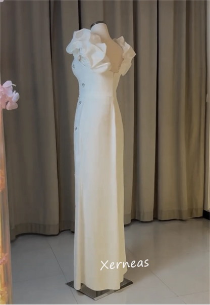 Customized Jersey Rhinestone Sweetheart A-line Long Dresses Bespoke Occasion Party Gown Modern Style Elegant Glitter Formal